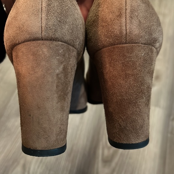 STUART WEITZMAN SUEDE PENNY LOAFER POINTY TOED PUMPS SIZE 11 EEEUC - Picture 6 of 11